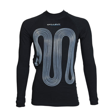 Chillout Systems Pro Touring Cooling Shirt Black Front View-Image